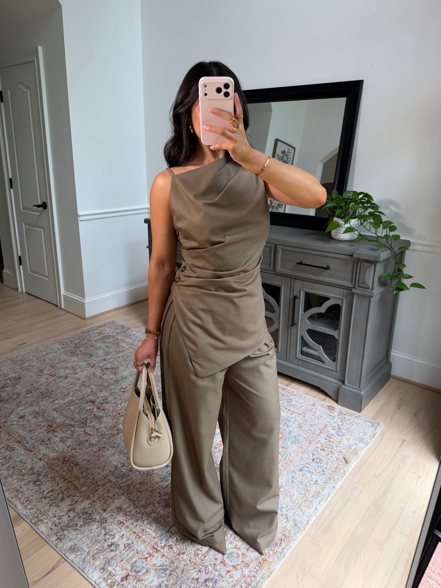The Chestnut Mocha Top & Pant Set