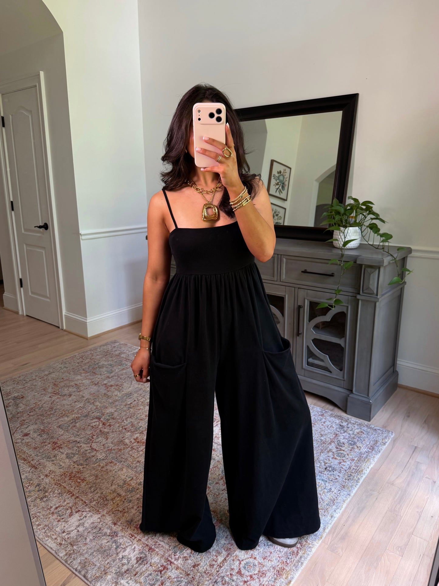 Weekend Muse Black Jumpsuit
