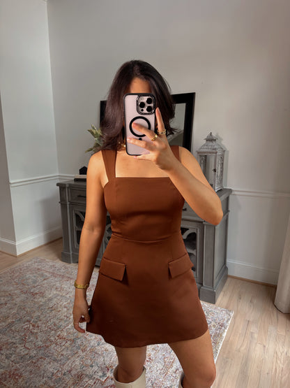 Chestnut Lane Pocket Romper Dress