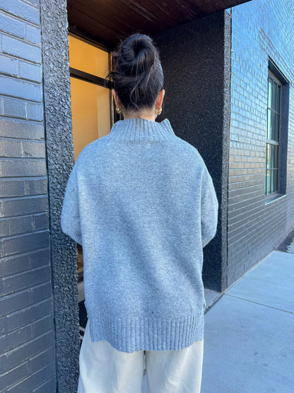 Chic Dark Grey Sweater