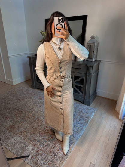 Honey Crisp Denim Set