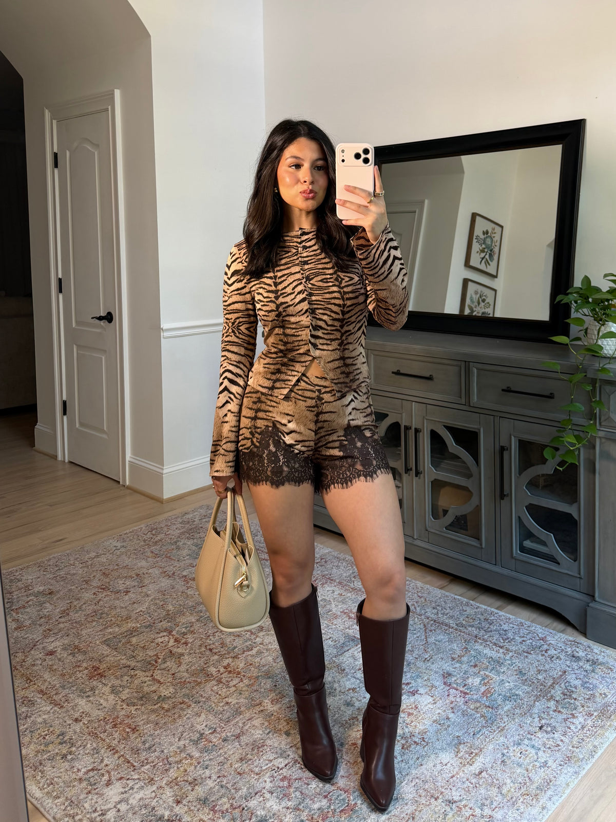 Ashton Animal Top & Shorts Set