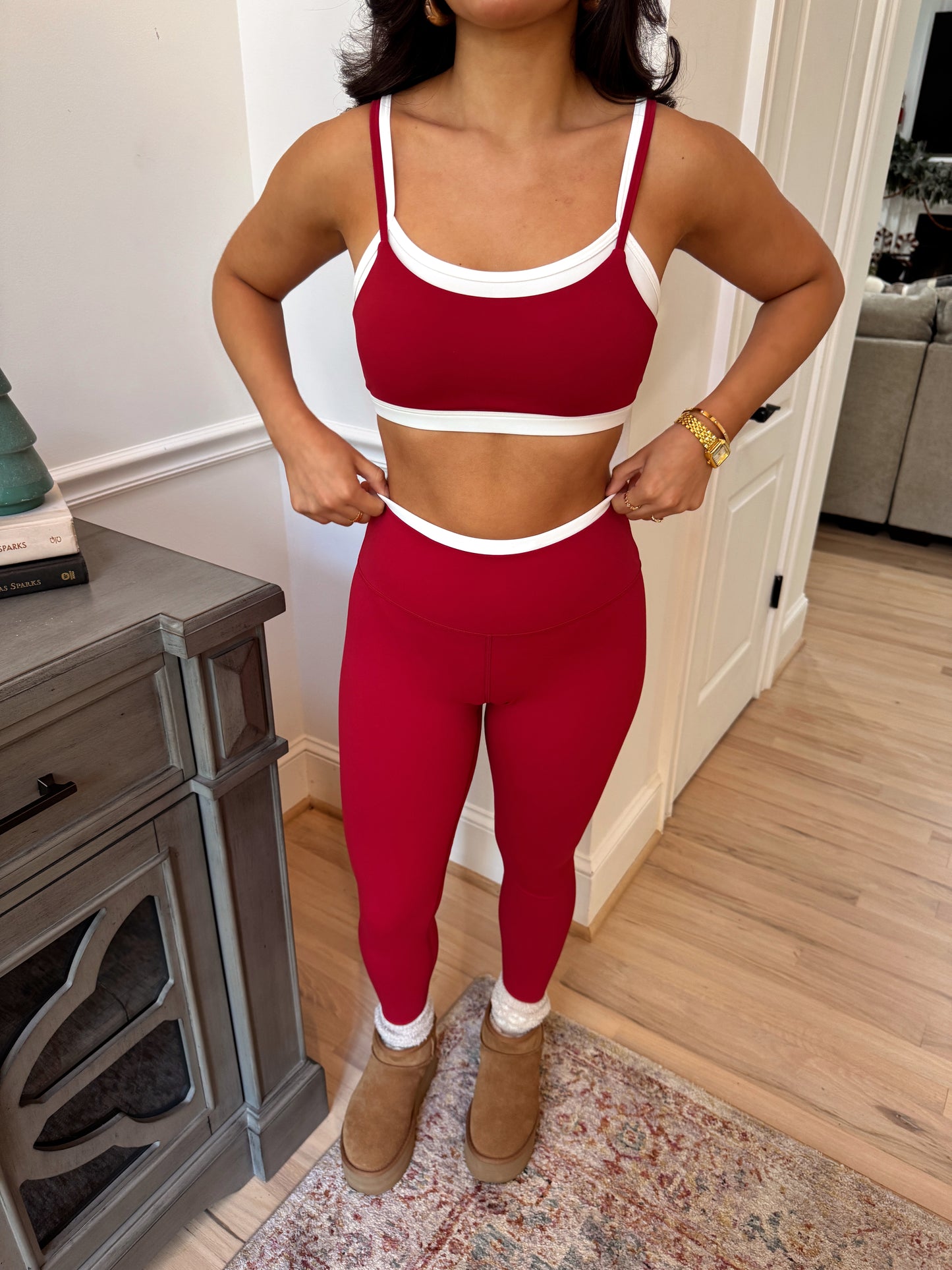 Red & White Layered Active Set