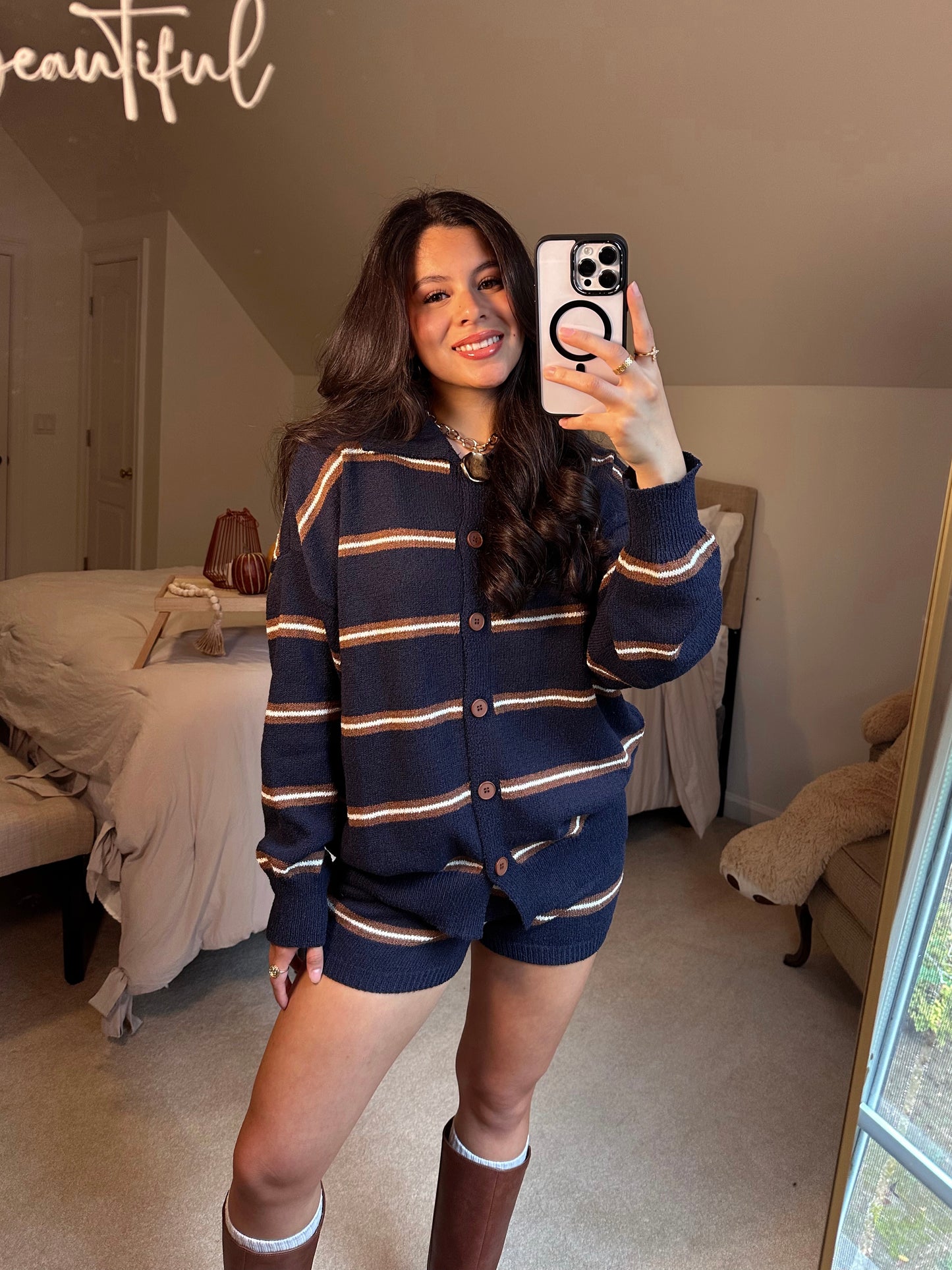 Midnight Mocha Knit Set