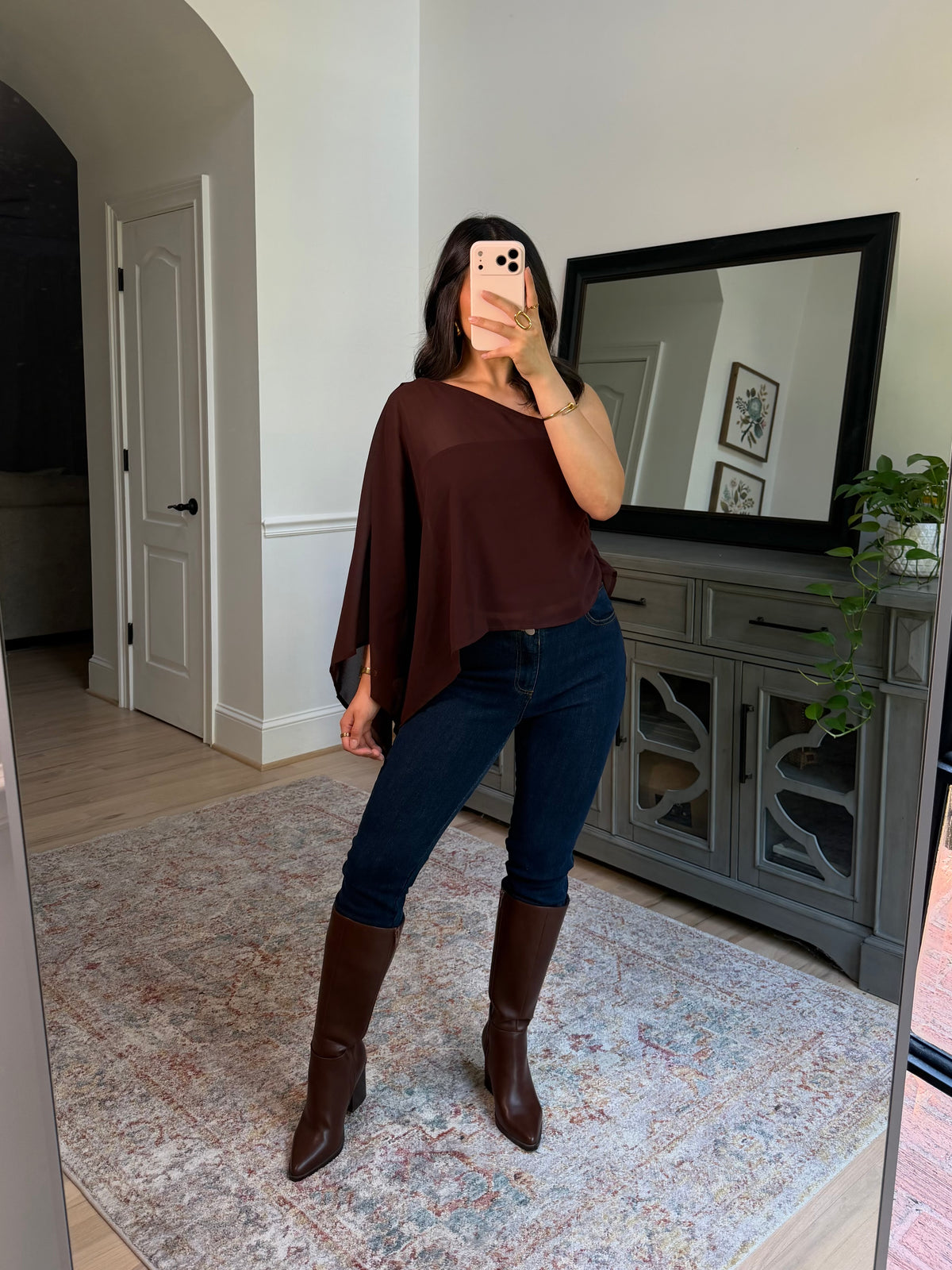 City Girl One-Shoulder Top