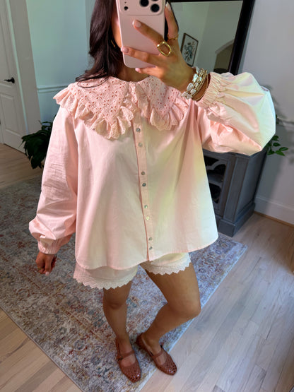 Monroe Baby Pink Shorts