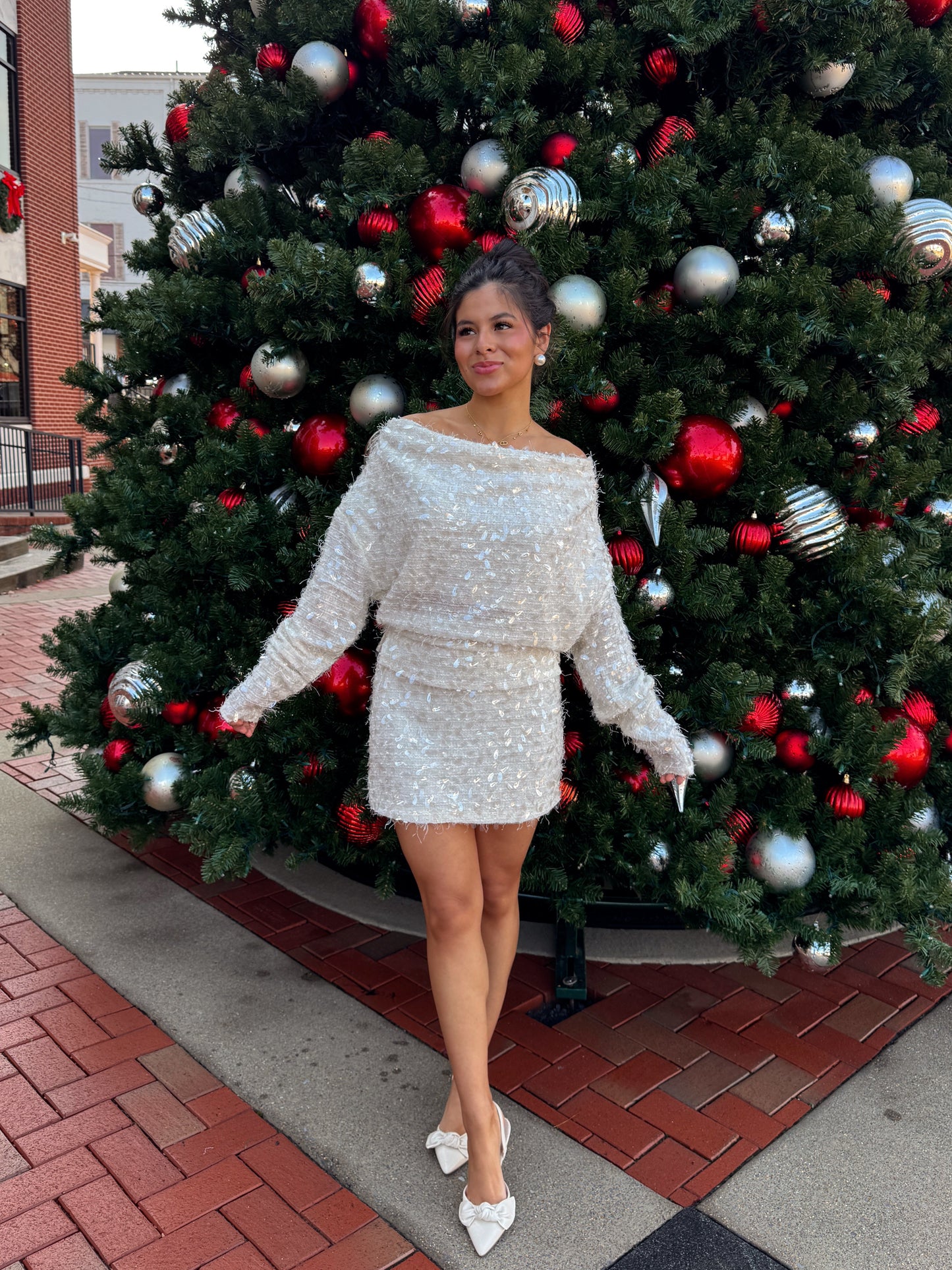 The Champagne Sequin Top