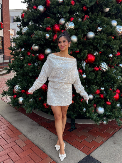The Champagne Sequin Top
