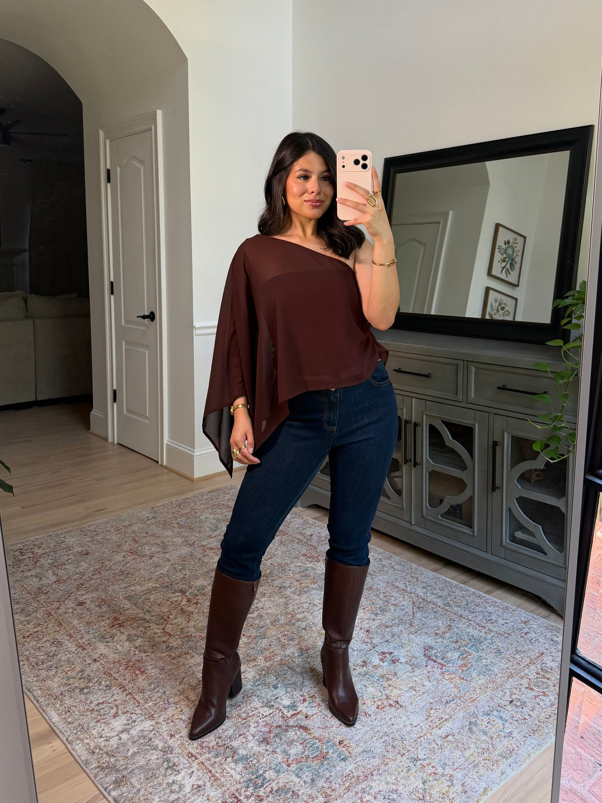City Girl One-Shoulder Top