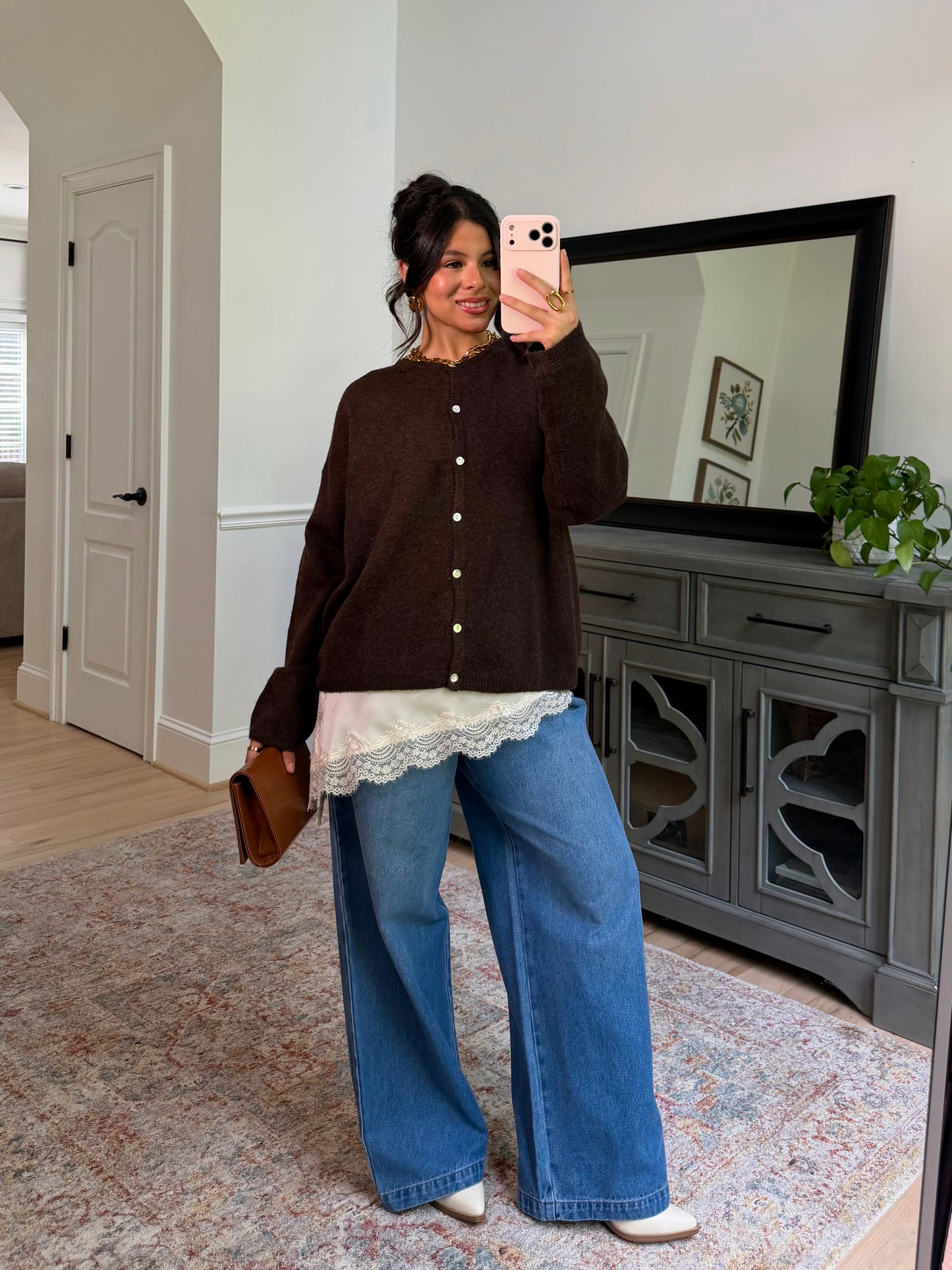 Hot Chocolate Brown Cardigan
