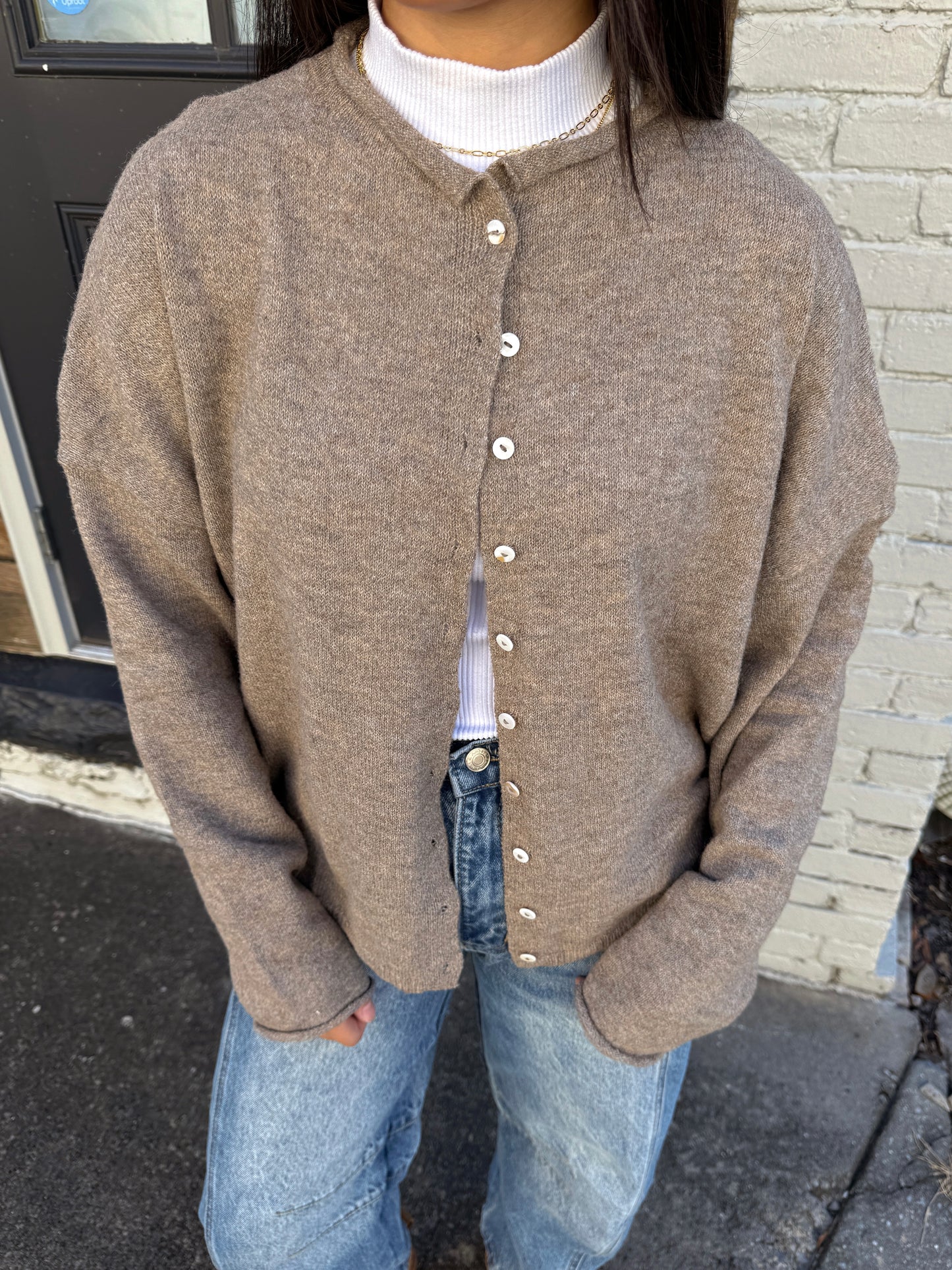 Mocha Cardigan