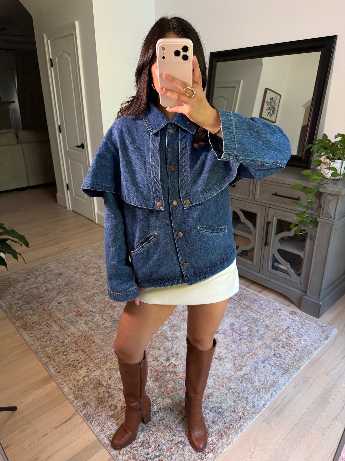 Bluebell Denim Cape Jacket