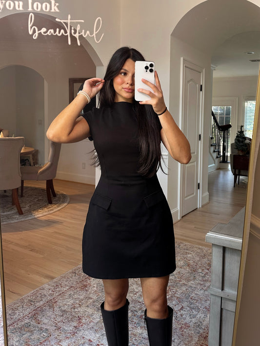 Little Black Pocket Dress