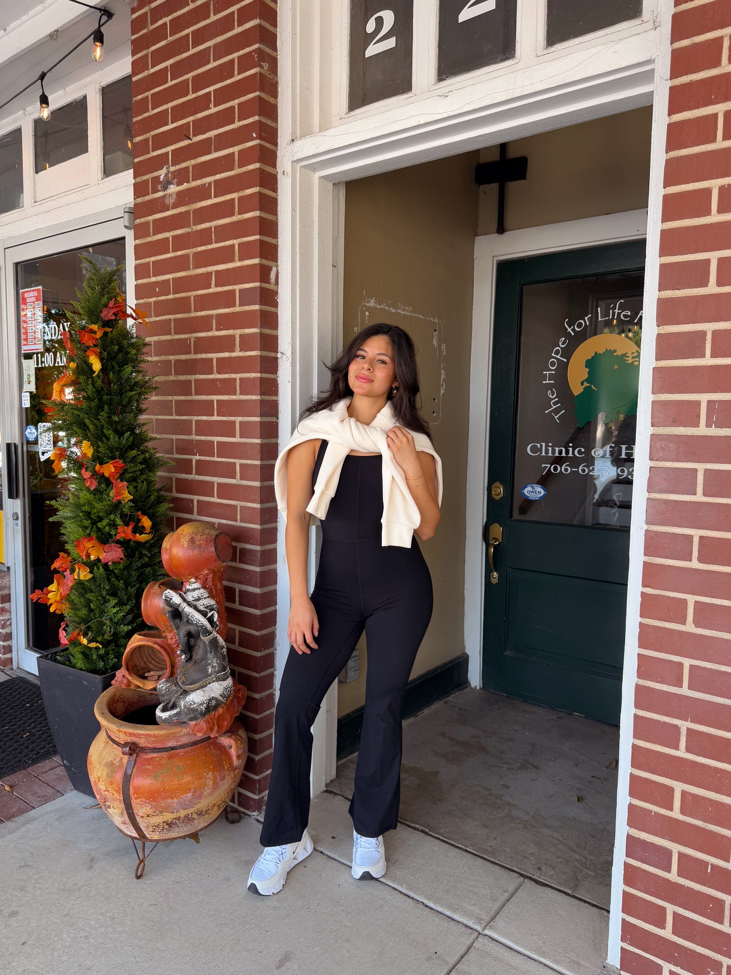 Black Butter Soft Flare Jumpsuit