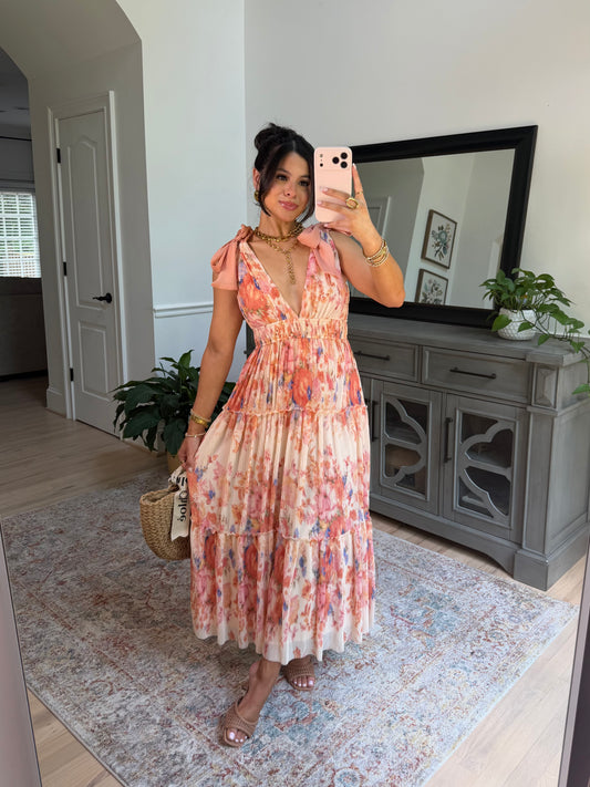 Summer Garden Midi Dress