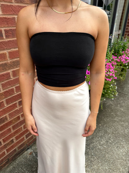 Black Soft Tube Top