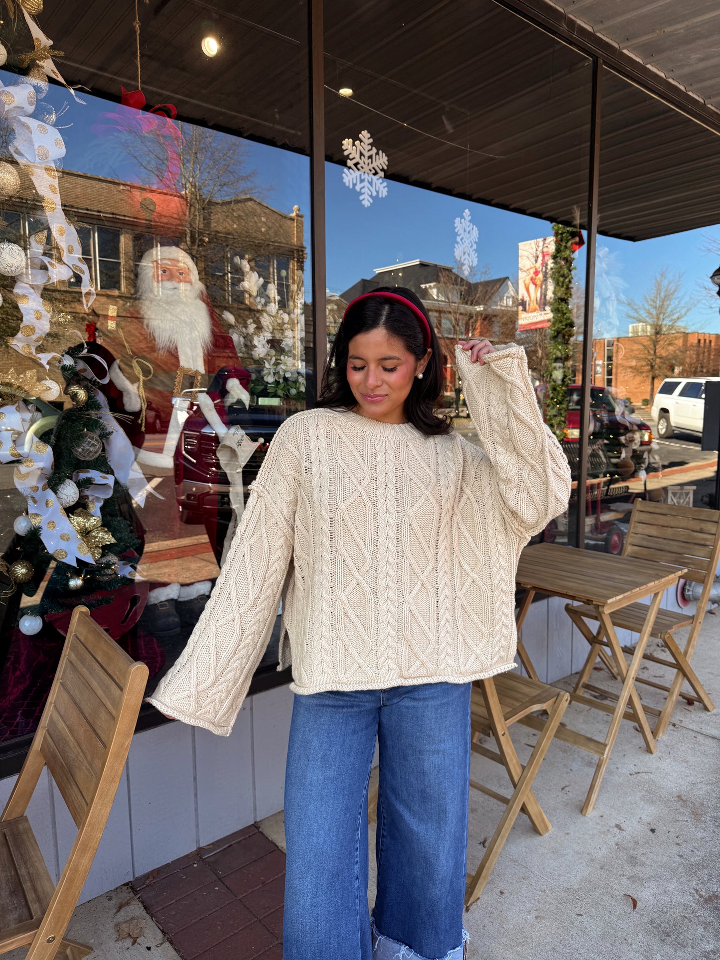 The Cream Rouge Cable Knit Sweater