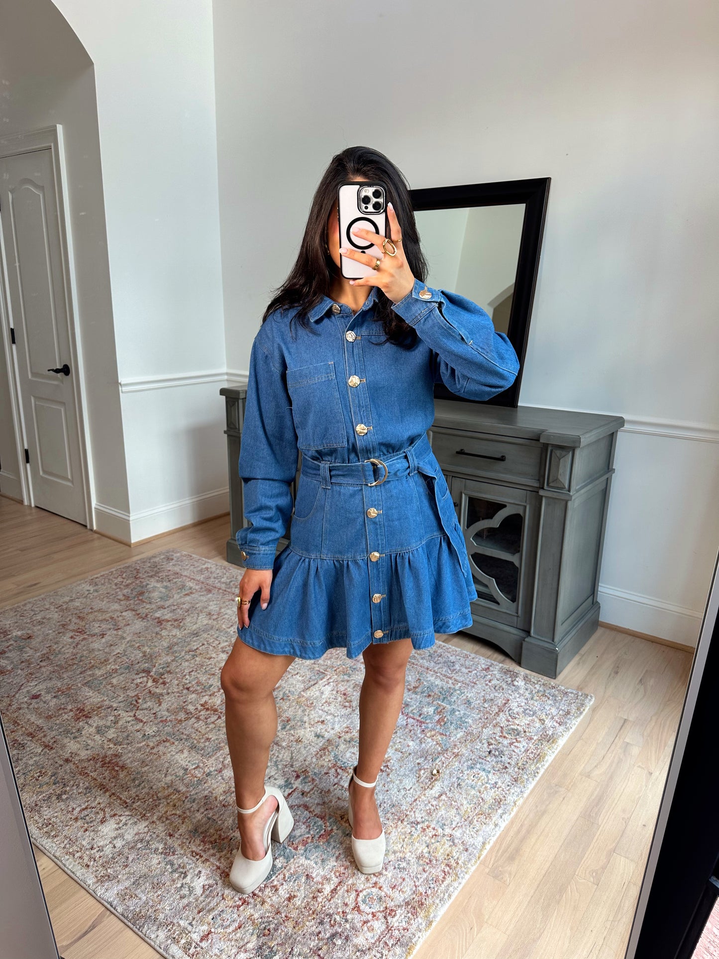 Classy Jolie Denim Dress