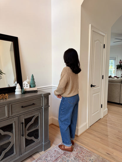 Teddy Embroidered Cotton Sweater