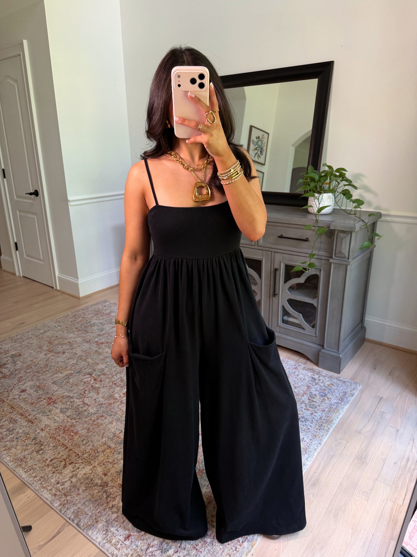 Weekend Muse Black Jumpsuit