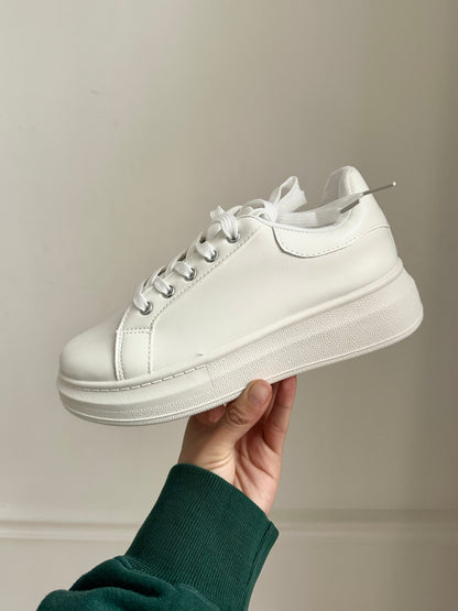 Classic White Platform Sneaker