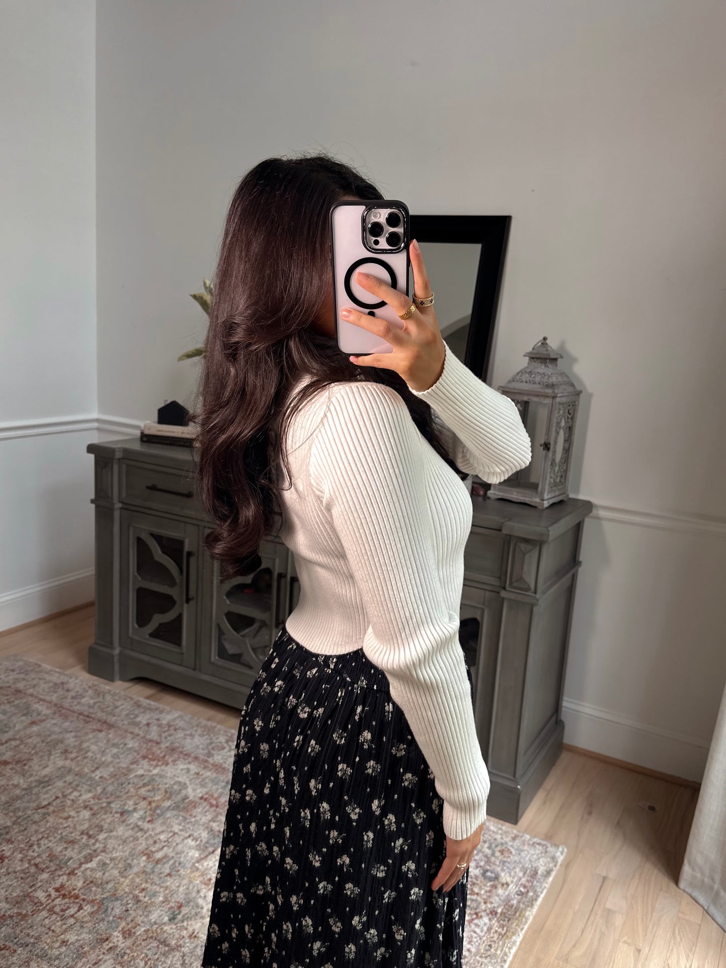 Eloise Ribbed Sweater Top