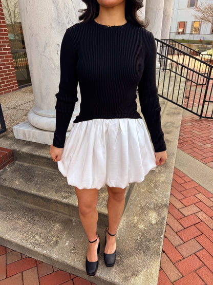 The Elise Classic Sweater Mini Dress