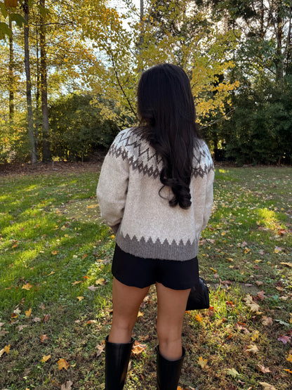 Nordic Haven Knit Cardigan