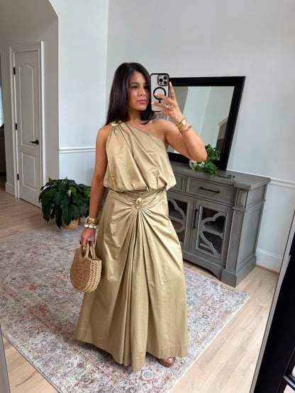 Tuscan Golden Petal Top (Tan)