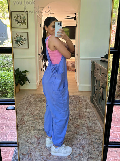 Periwinkle Slouchy Jumpsuit