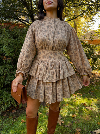 Thankful & Thriving Tiered Dress