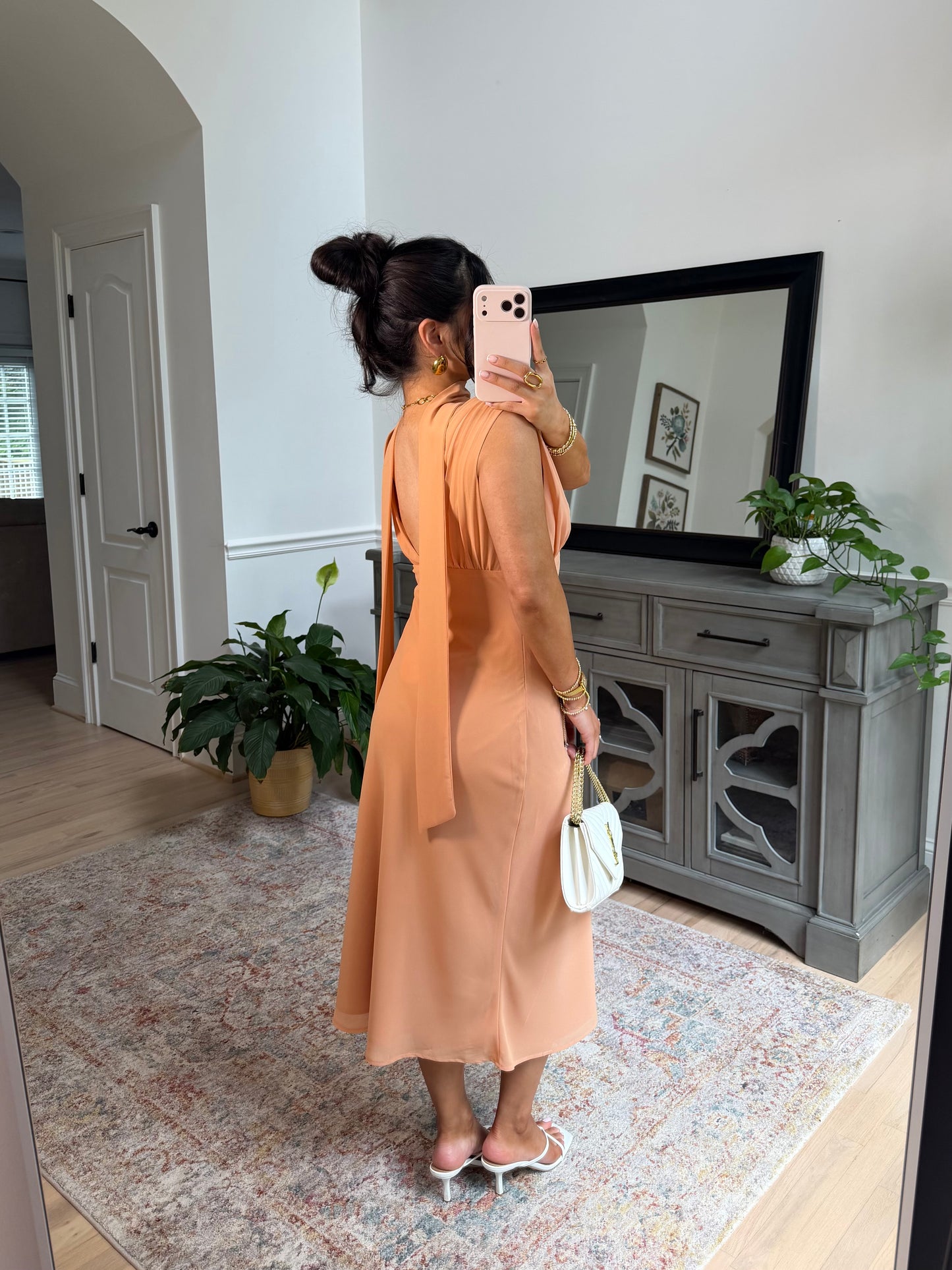 Josephine Scarf Midi Dress