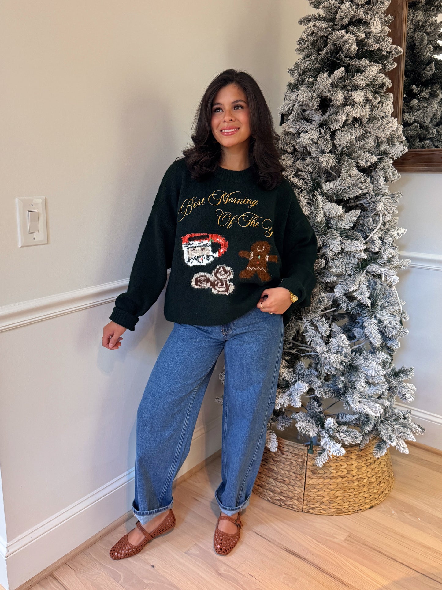 Best Morning Of The Year Knit Sweater