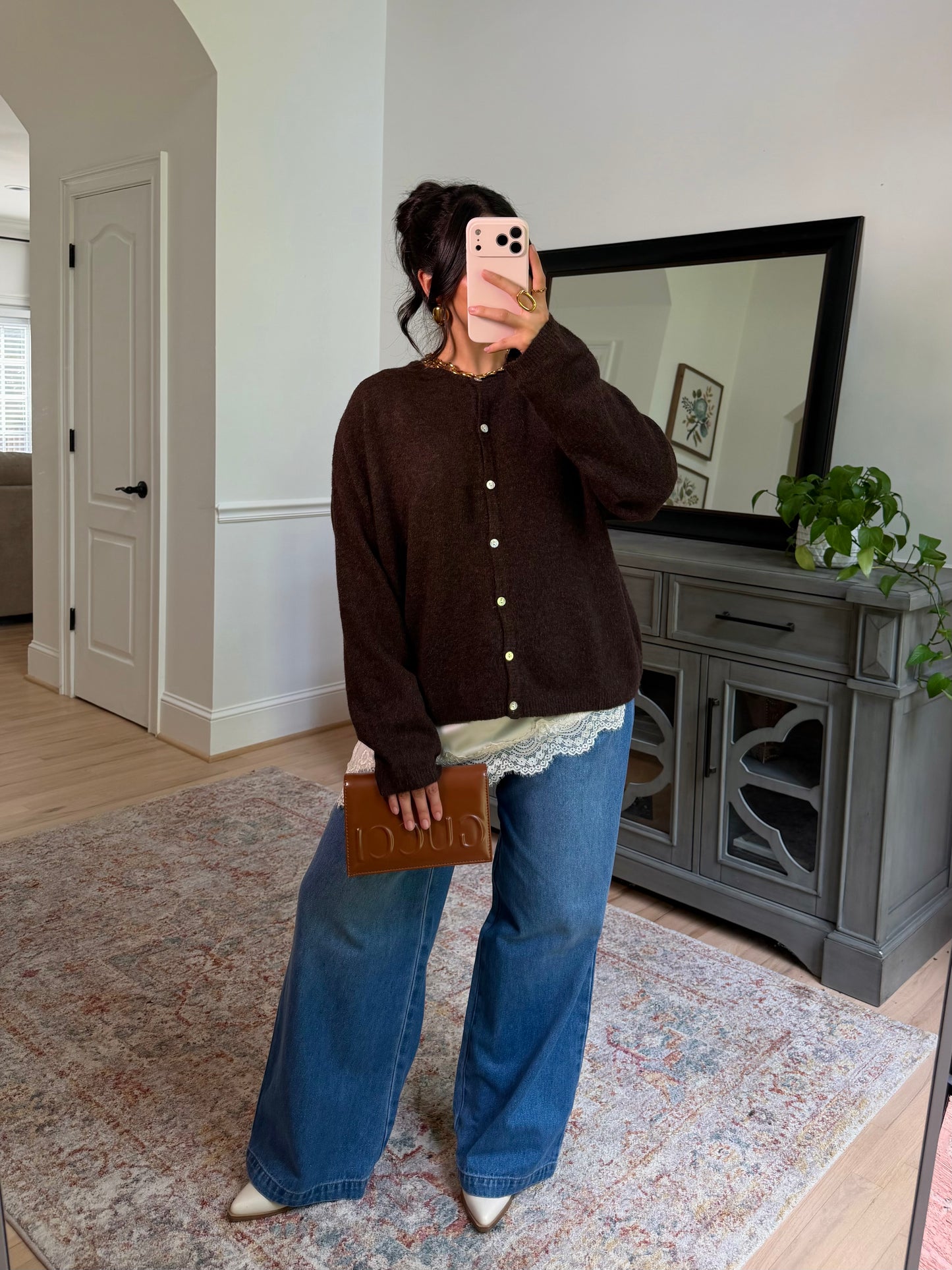 Hot Chocolate Brown Cardigan