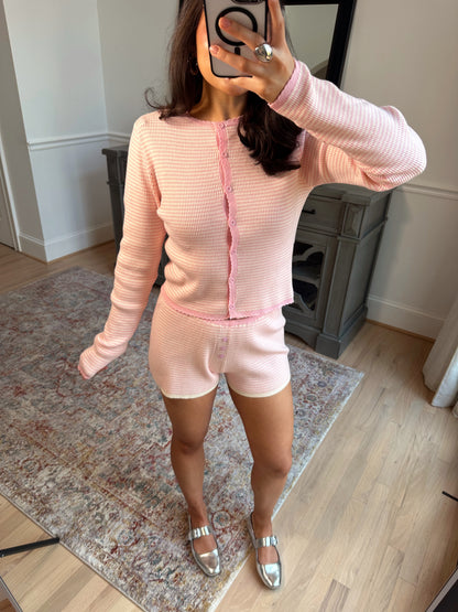 Baby Girl Striped Lounge Set