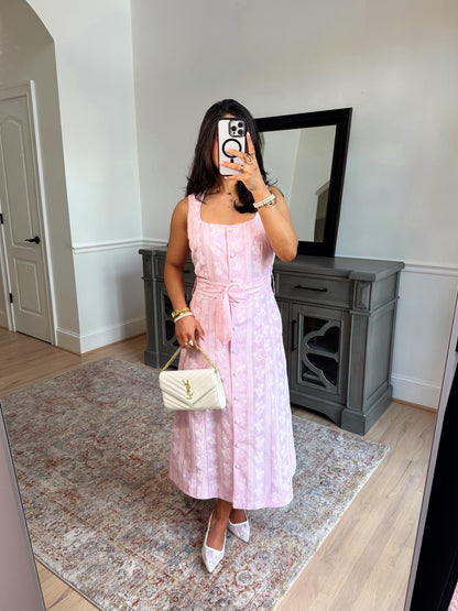 Rosalie Belted Midi Dress