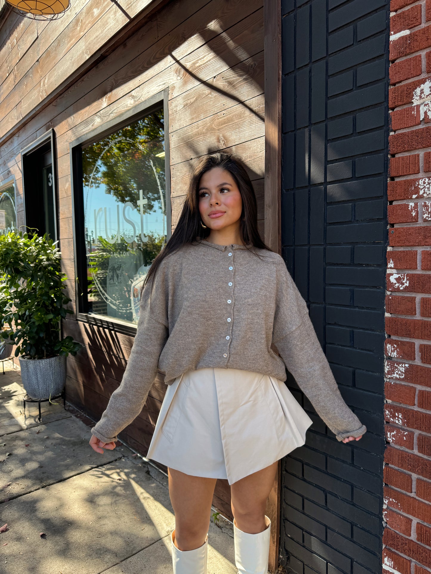 Mocha Cardigan