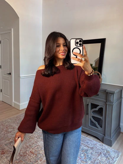 Hot Chocolate Slouchy Sweater