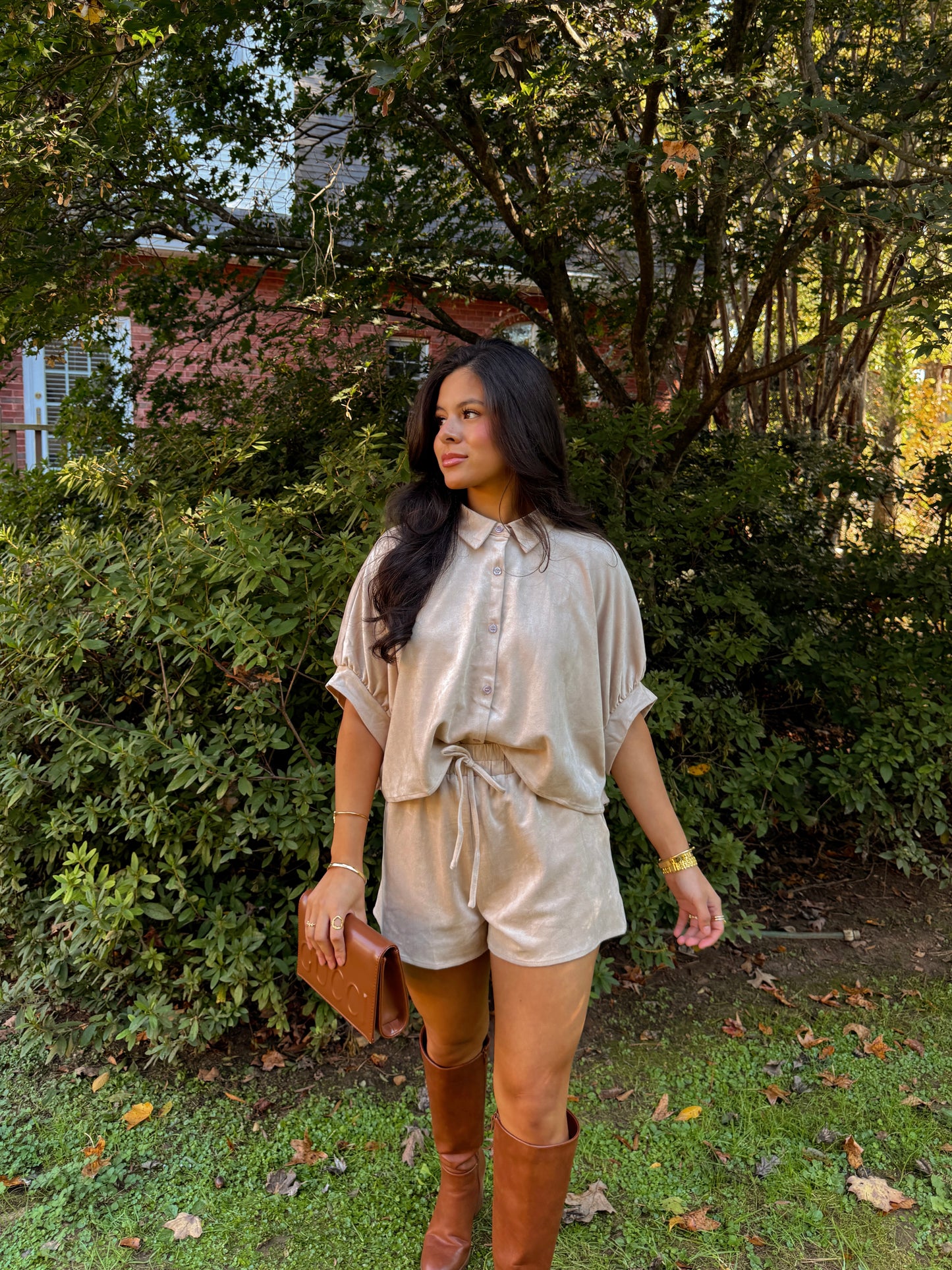 Here For Seconds Suede Set