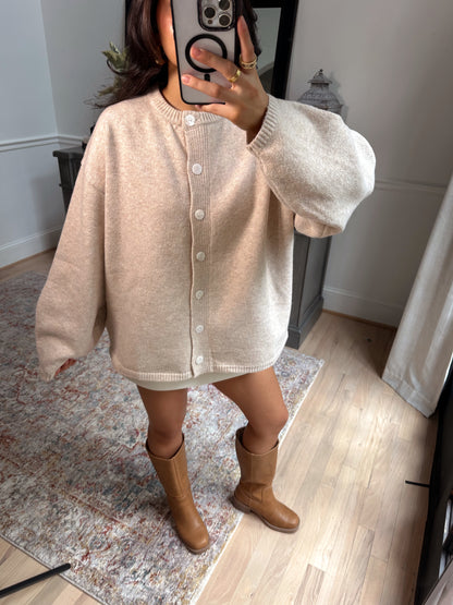 Sunday Stroll Oversized Cardigan