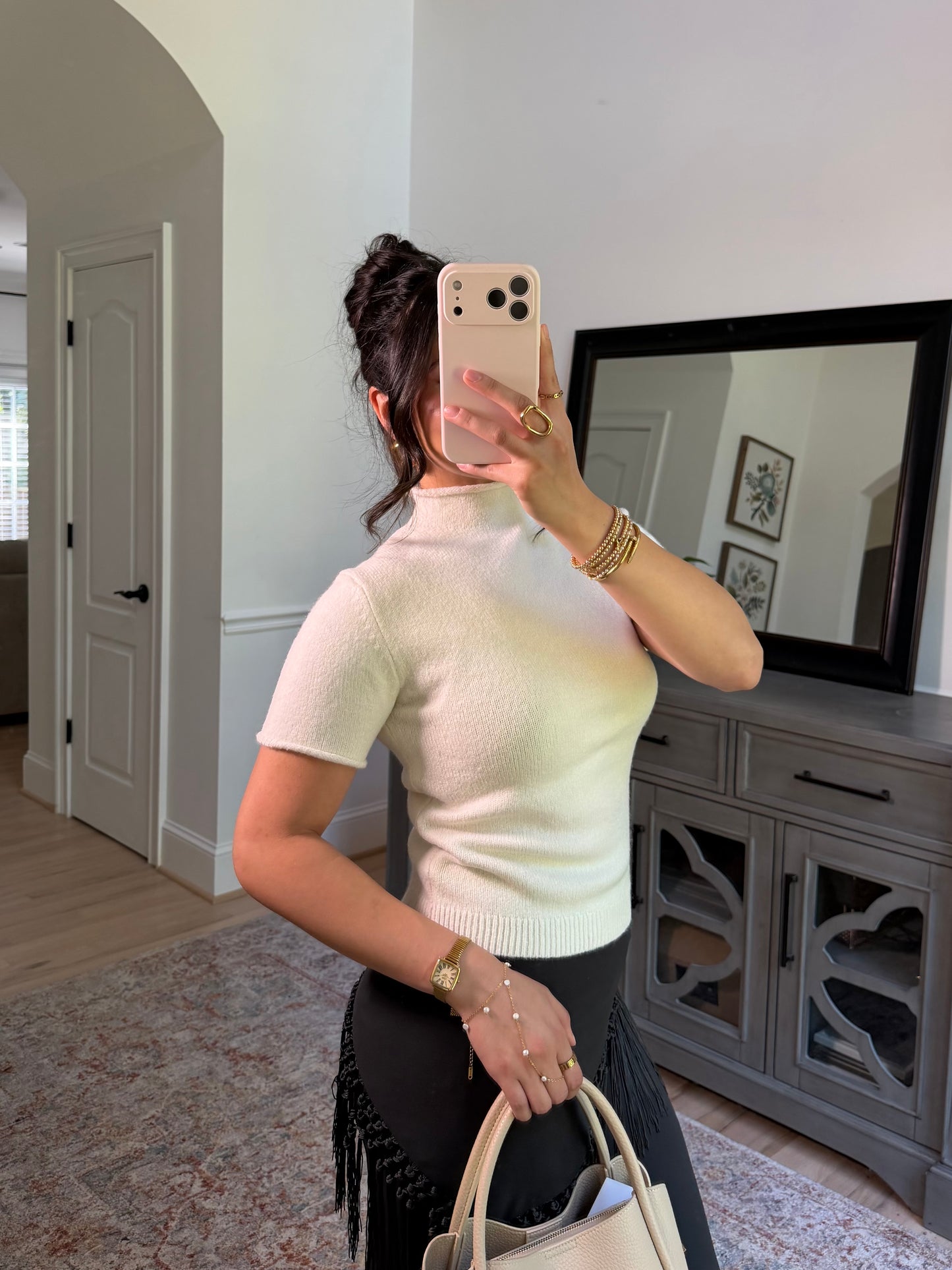 Ivory Hour Sweater Top