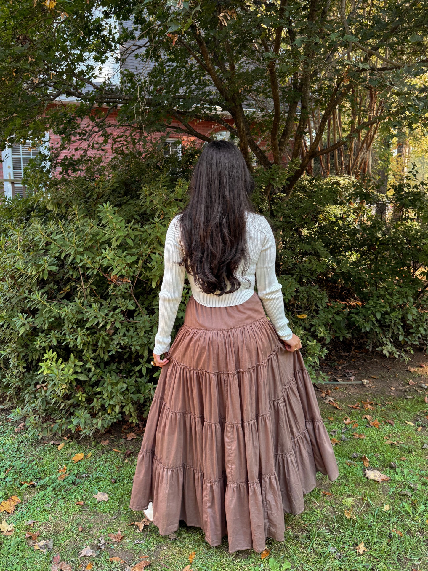 Picture Perfect Mocha Skirt