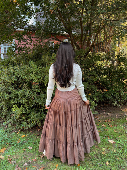 Picture Perfect Mocha Skirt