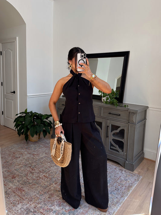 Marbella Halter & Pants Set