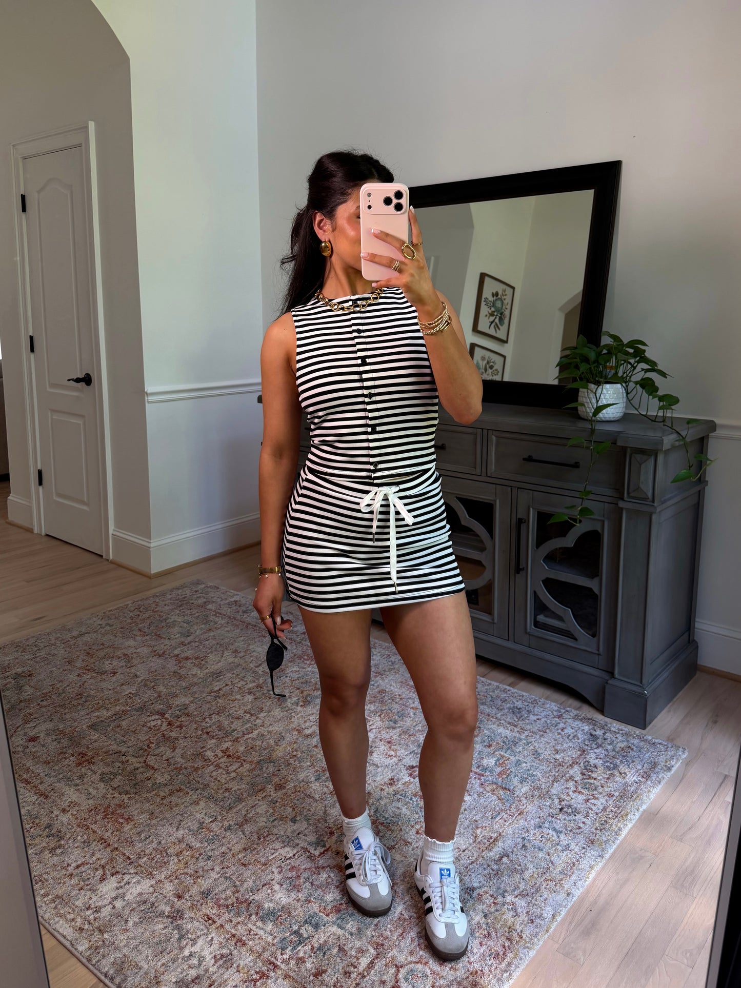 Cool Girl Striped Skort Set