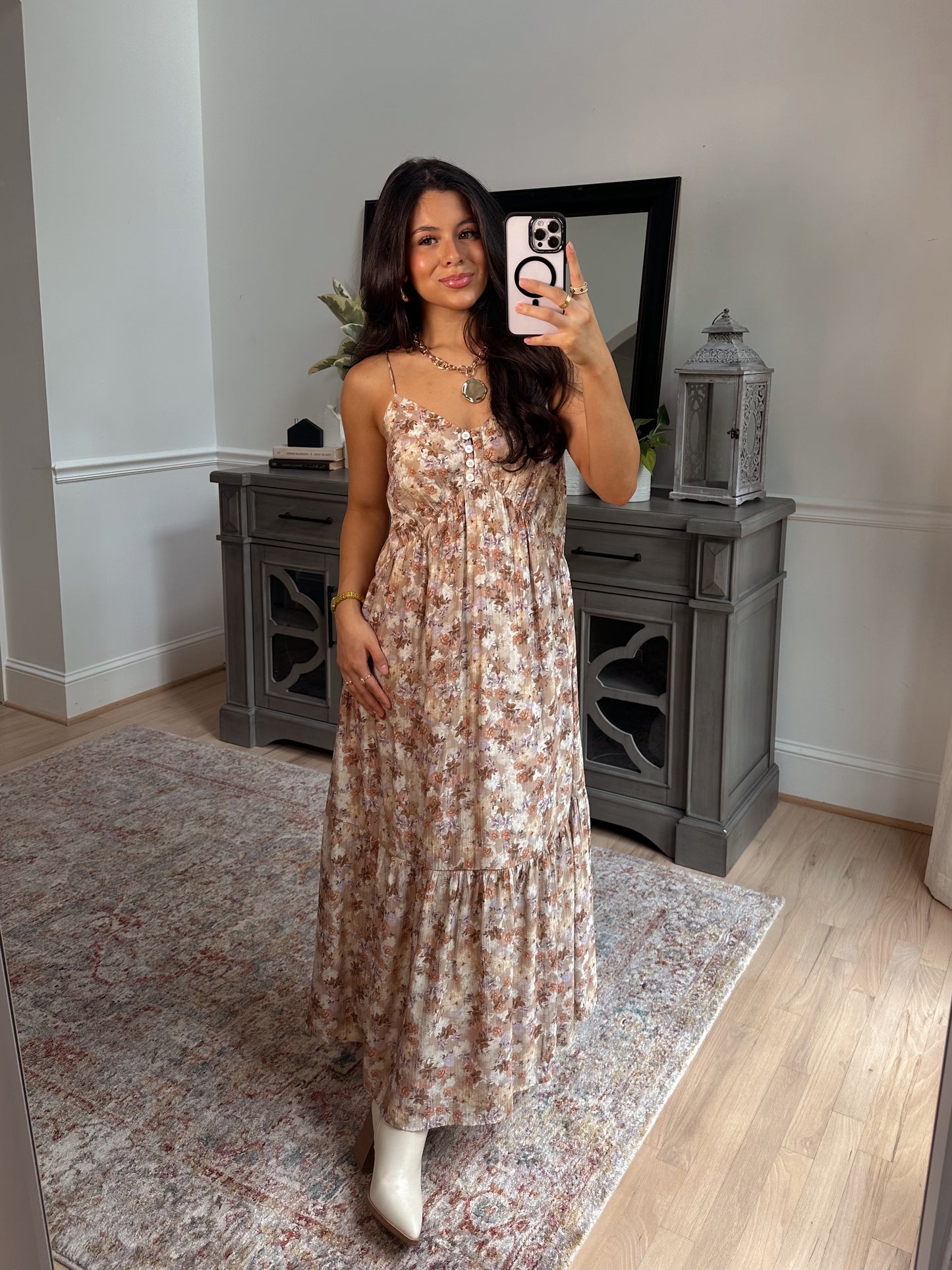 Harvest Breeze Floral Dress