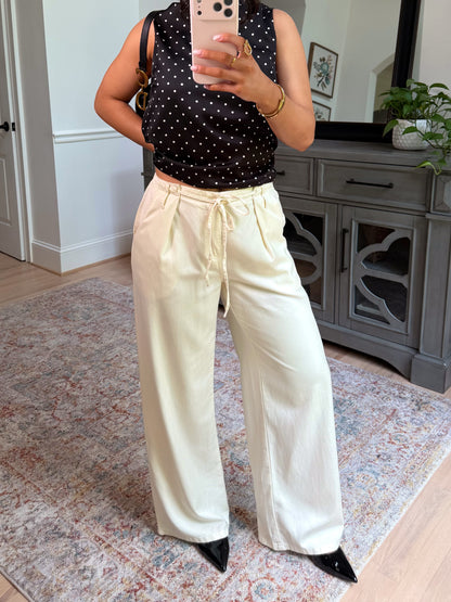 Clean Slate Cream Pants