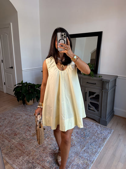 Limone Sorbet Flowy Dress