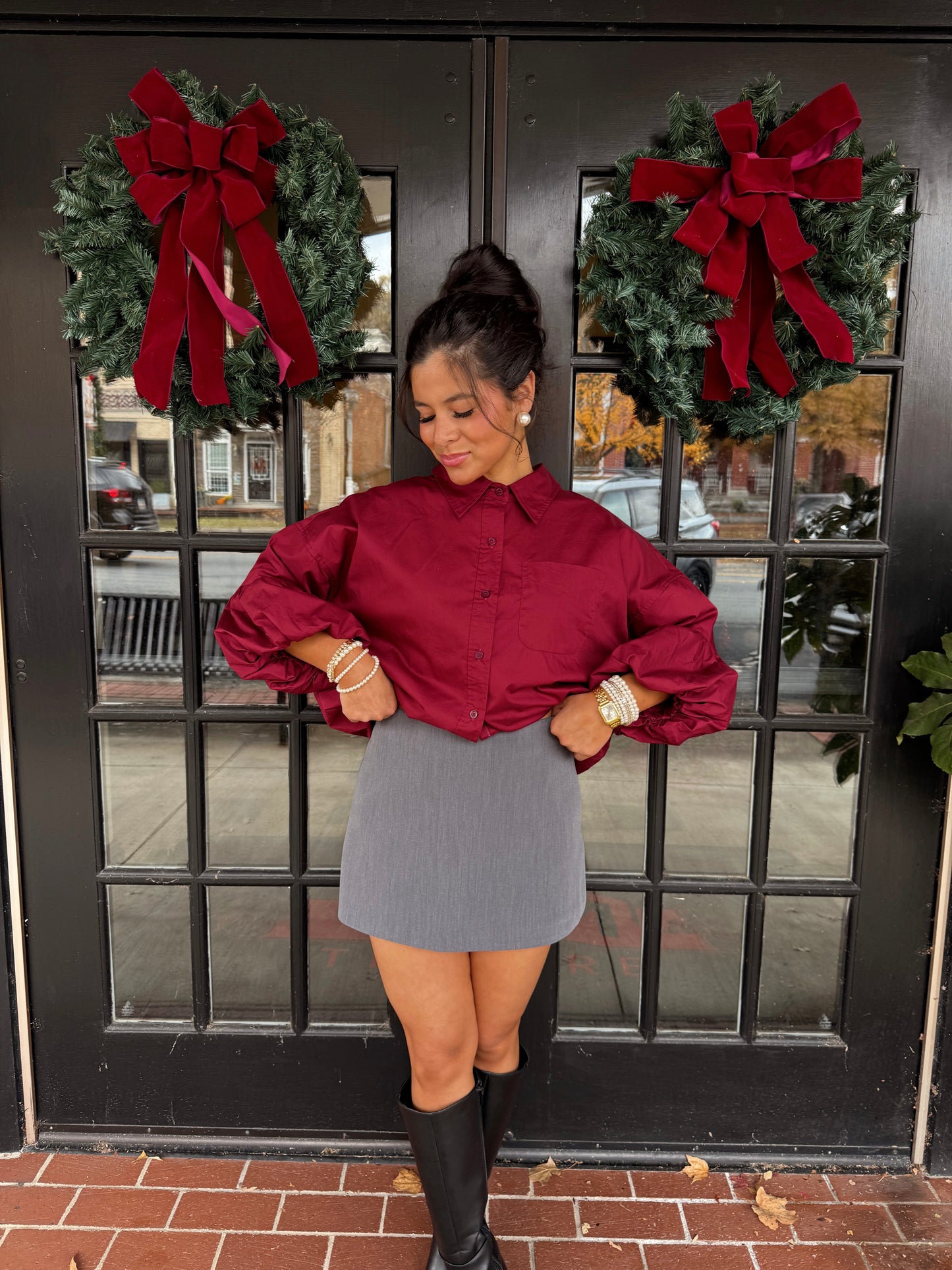 Grey Luxe Skort