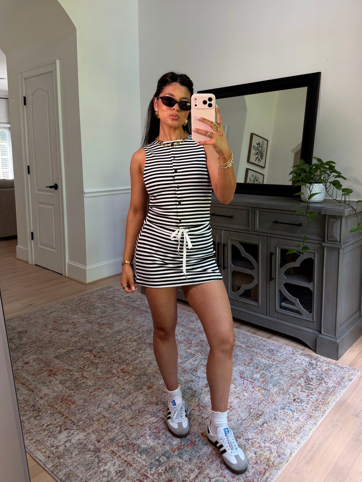 Cool Girl Striped Skort Set